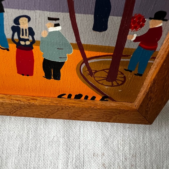 Colorful Moulin Rouge Framed Painting - Picture 4 of 12